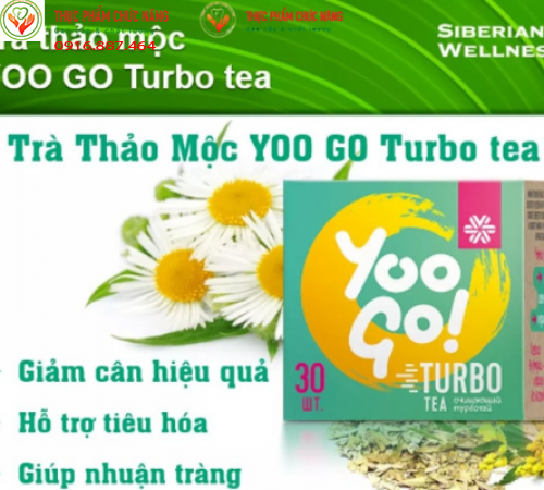 Trà Giảm Cân Thảo Mộc Thải Độc Yoo Go Turbo Tea Siberian